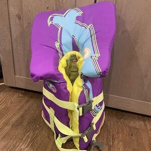 Purple and Yellow Infant Life Jacket